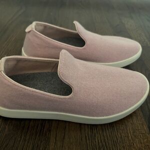 Allbirds Wool Loungers Casual Slip On Shoes Calm Taupe Pink White Womens Size 9